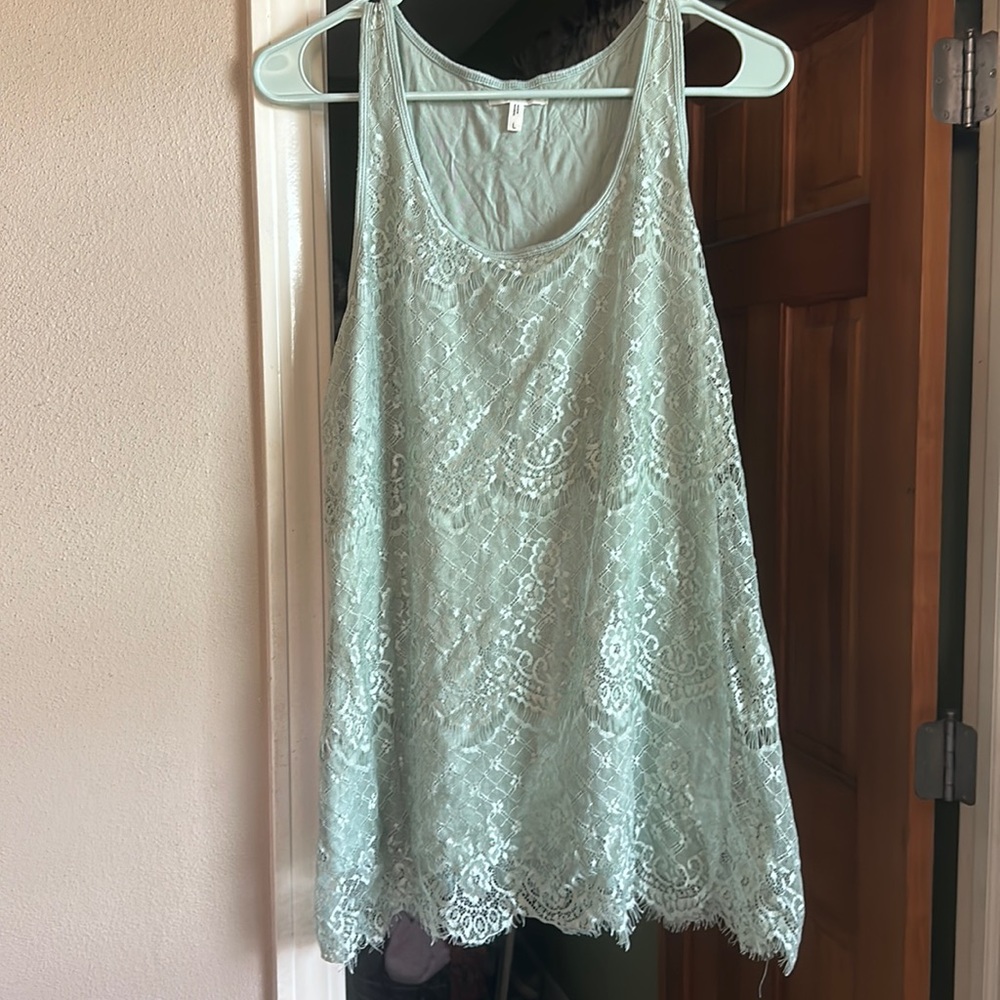 Maurices lace tank top